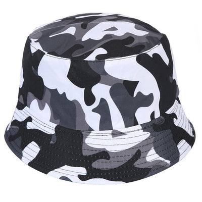 Camouflage Black/White/Grey Bucket Hat