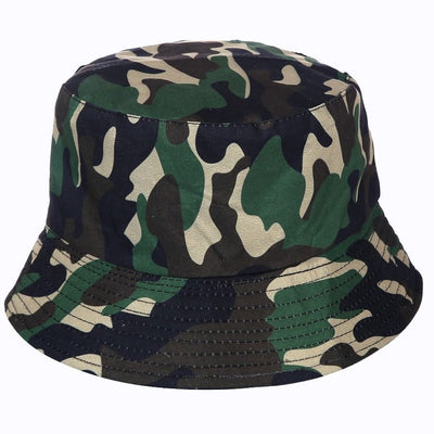 Camouflage Green/Black Bucket Hat