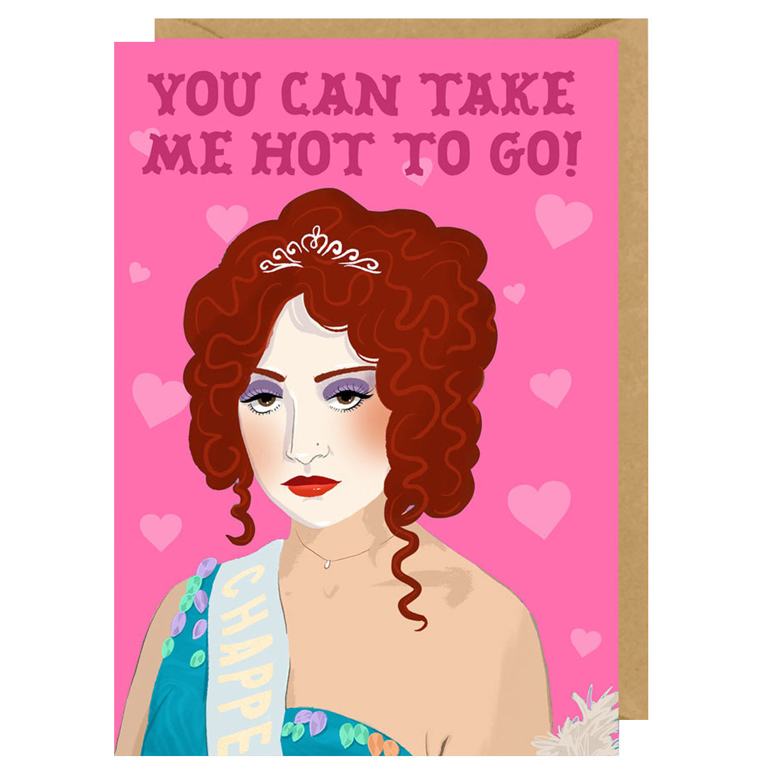 Chappell Roan - You Can Take Me Hot To Go Greetings Card - www ...