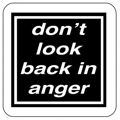 Oasis Coaster - Don't Look Back In Anger – www.gayprideshop.co.uk