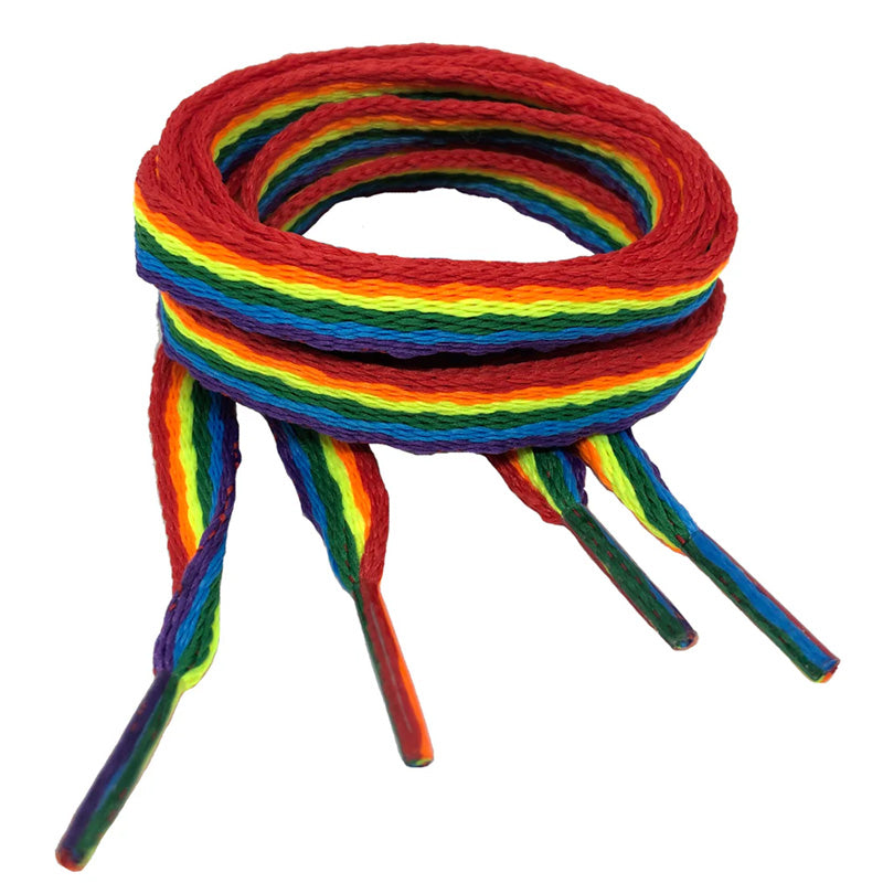 Gay Pride Rainbow Shoelaces (Style 2) –