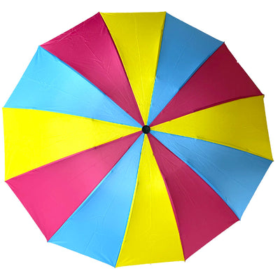 Pansexual Flag Colours Folding Umbrella