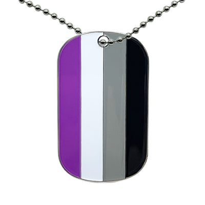 Asexual Pride Dog Tag