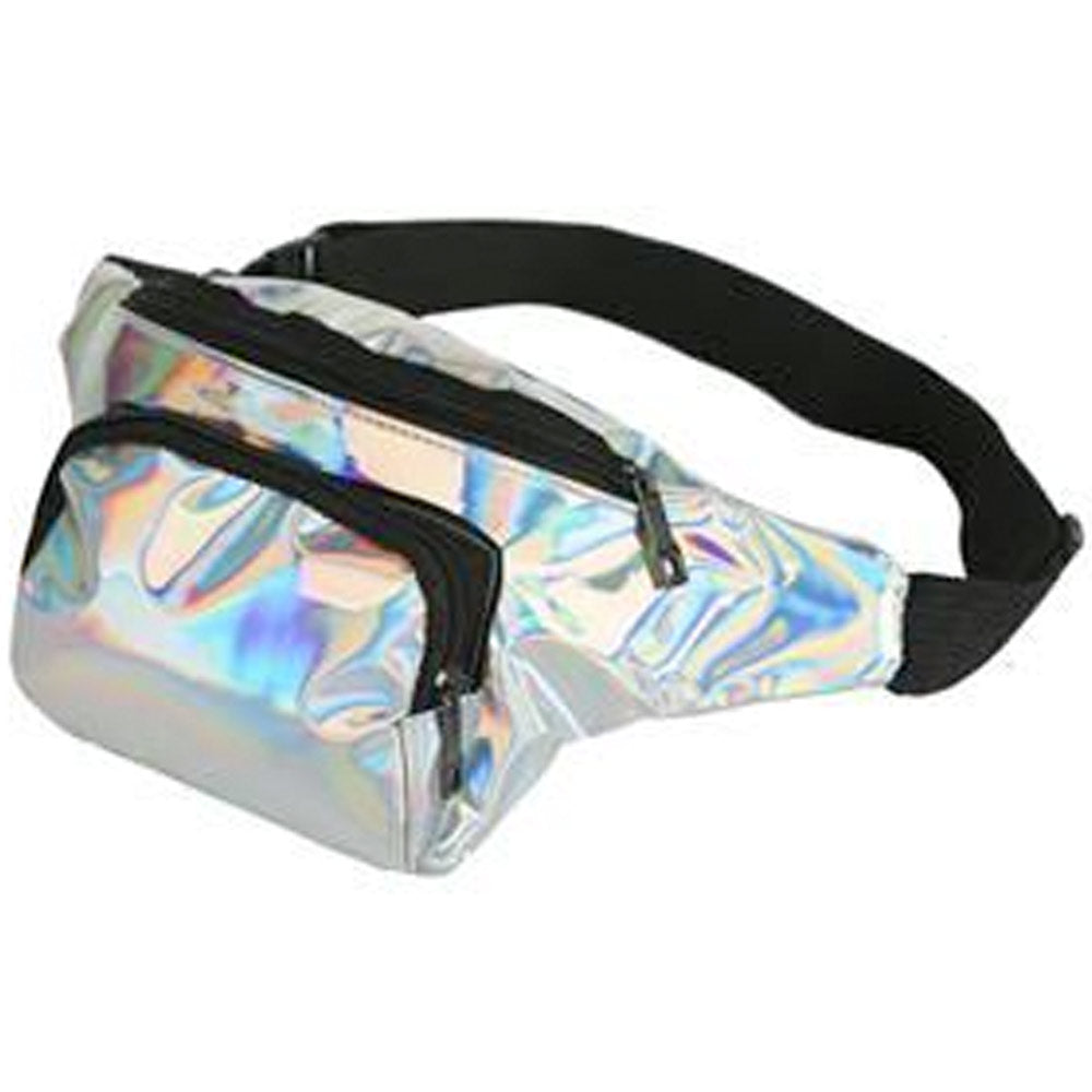 Holographic Silver Fanny Pack