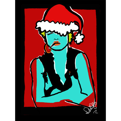 Dusty O Art Christmas Card - Madonna