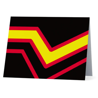 Flag Card Rubber/Latex Pride Flag - Greetings Card