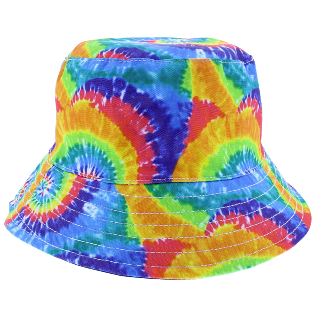 Gay Pride Rainbow Tie Dye Bucket Hat (Style 1) – www.gayprideshop.co.uk