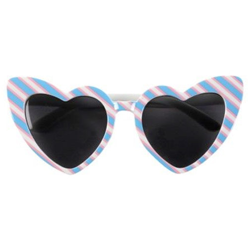 Transgender Heart Shaped Sunglasses