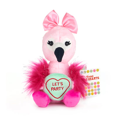 Swizzles Love Hearts - Flamingo Let's Party Plush Toy