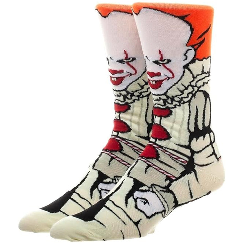 Horror & Movie Socks -Pennywise Clown From IT (One Size Gender Neutral)