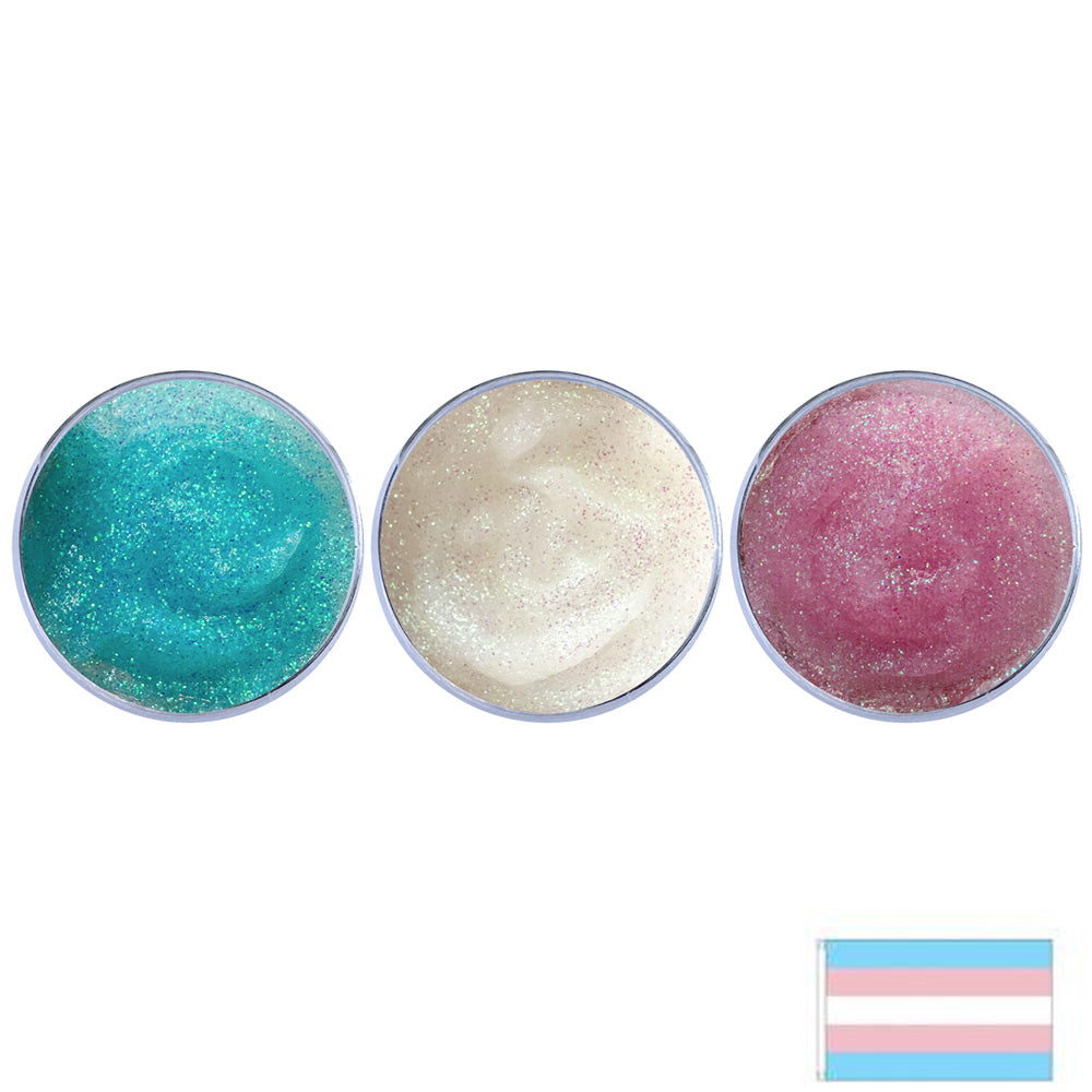 Transgender Flag - Biodegradable Glitter Gel Set