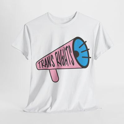 Trans Rights - Gender Neutral Heavy Cotton T-Shirt White