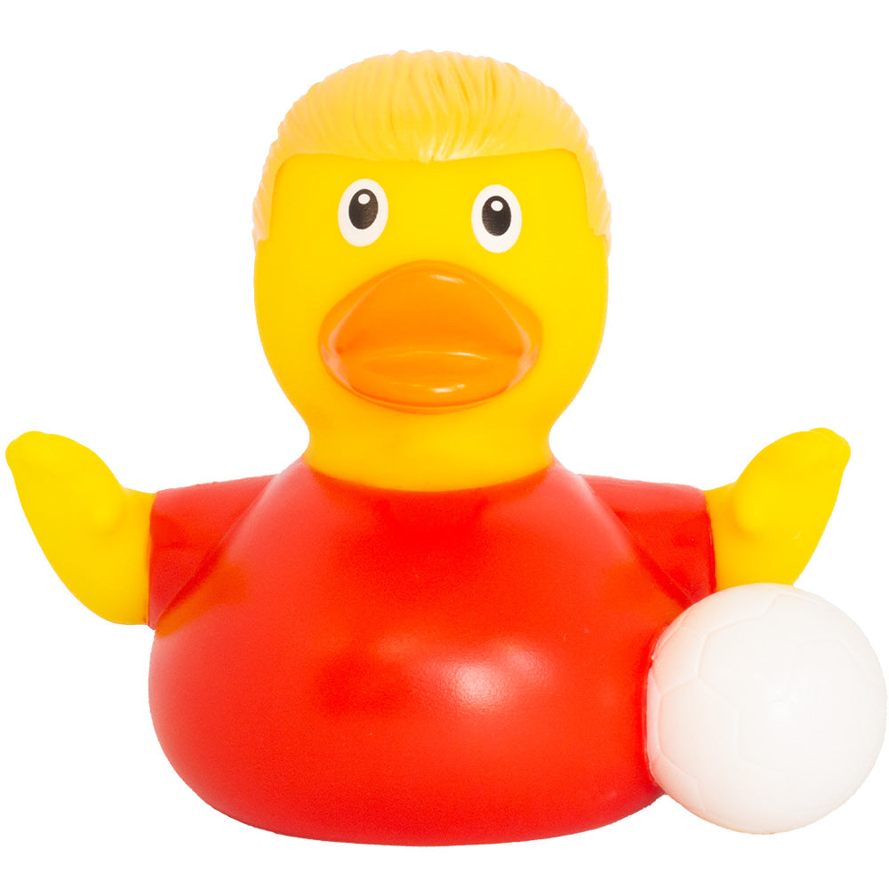 Lilalu Rubber Duck - Football Star Red (#2365)