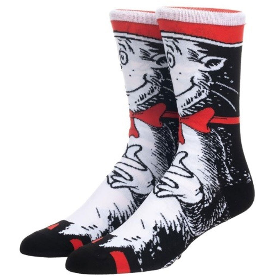 Horror & Movie Socks - Cat In The Hat (One Size Gender Neutral)