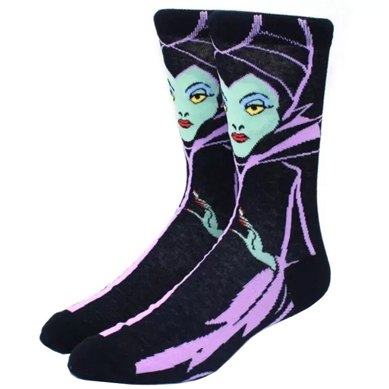 Horror & Movie Socks - Maleficent Evil Queen (One Size Gender Neutral)