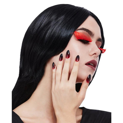 Smiffys Gothic Eyelash & Nails Set 44980