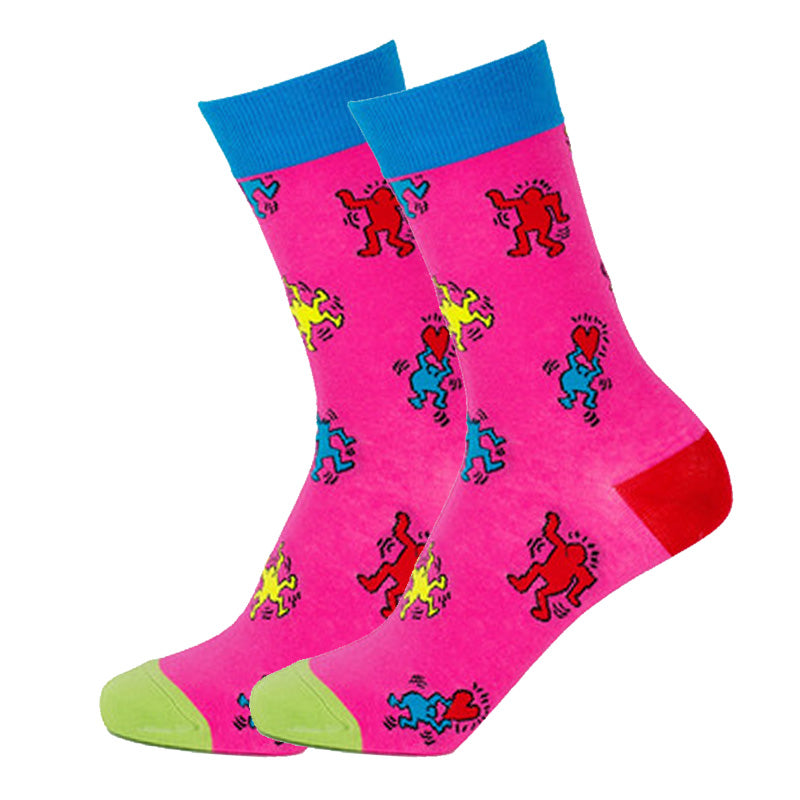 Horror & Movie Socks - Keith Haring (One Size Gender Neutral)