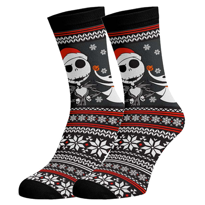 Horror & Movie Socks - Ghost Dog Nightmare Before Christmas (One Size Gender Neutral)