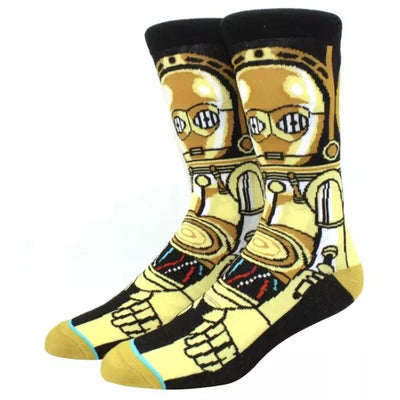 Horror & Movie Socks - C3PO (One Size Gender Neutral)