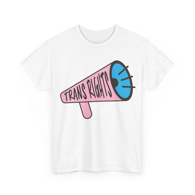 Trans Rights - Gender Neutral Heavy Cotton T-Shirt White