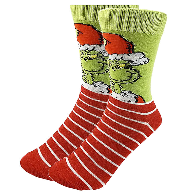 Horror & Movie Socks - The Grinch Style 2 (One Size Gender Neutral)