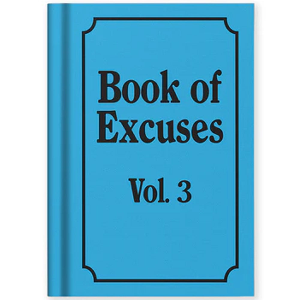 Mini A7 Fabric Hardback Notebook - Book Of Excuses Vol 3