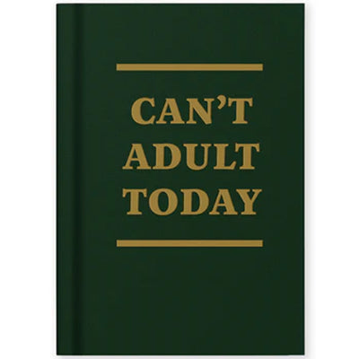Mini A7 Fabric Hardback Notebook - Can't Adult Today