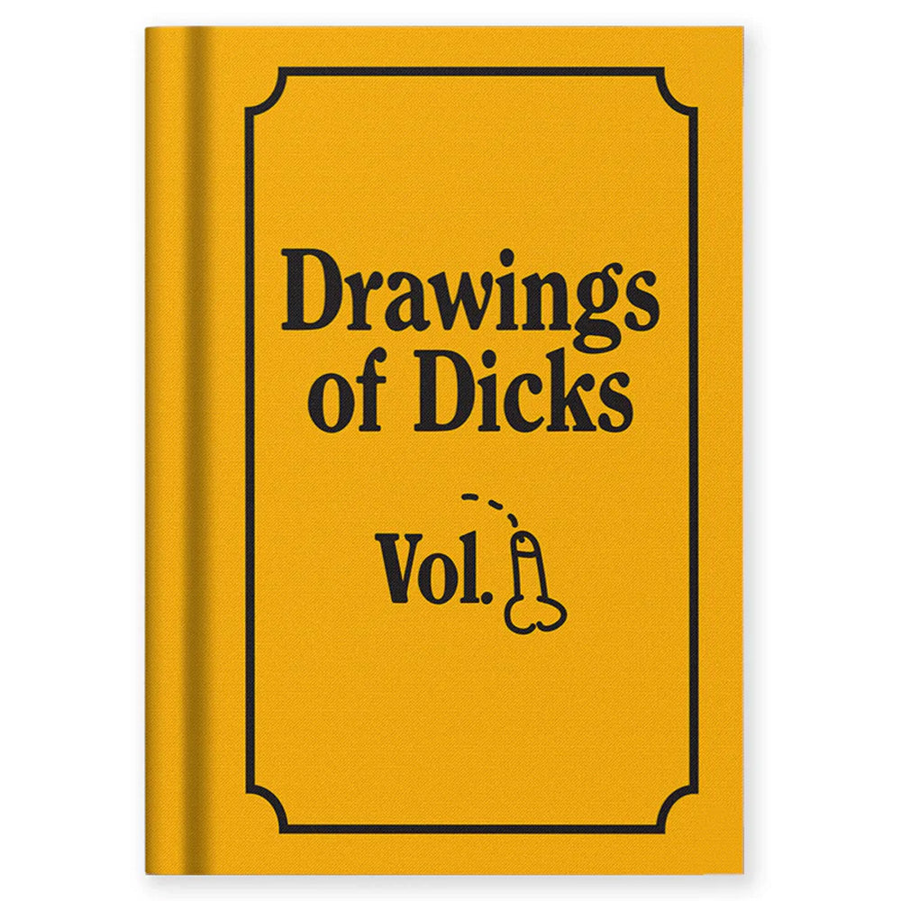 Mini A7 Fabric Hardback Notebook - Drawings Of Dicks Vol 1