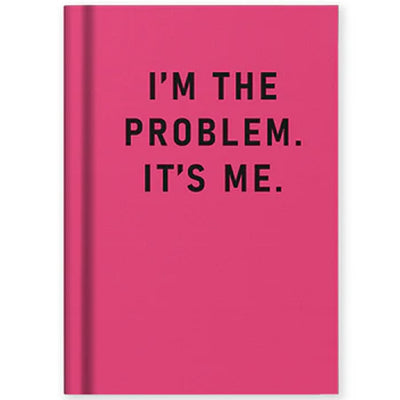 Mini A7 Fabric Hardback Notebook - I'm The Problem. It's Me