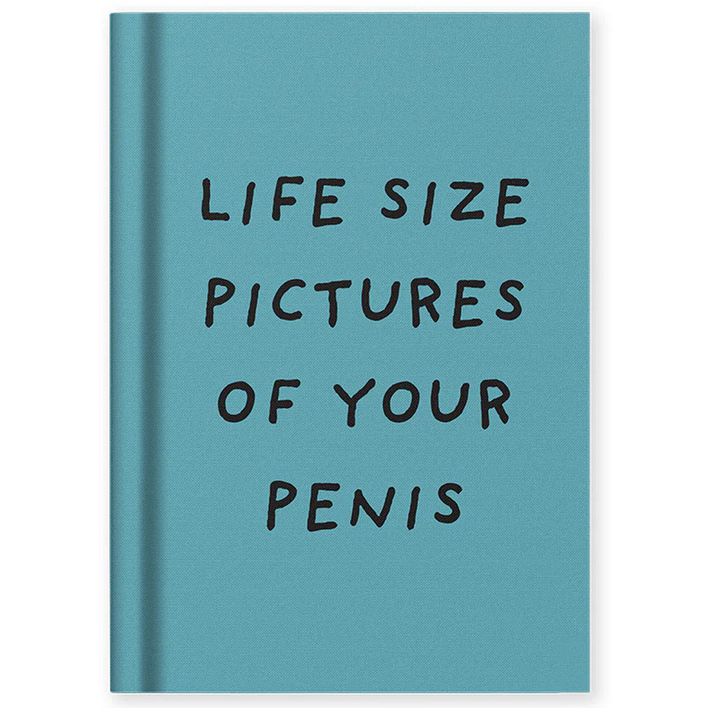 Mini A7 Fabric Hardback Notebook - Life Size Pictures Of Your Penis