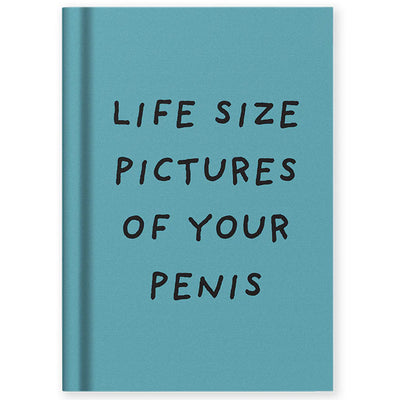 Mini A7 Fabric Hardback Notebook - Life Size Pictures Of Your Penis