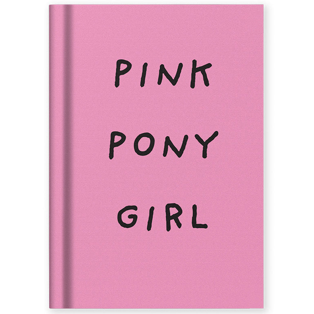 Mini A7 Fabric Hardback Notebook - Pink Pony Girl