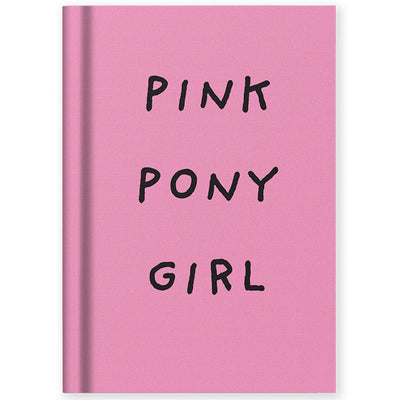Mini A7 Fabric Hardback Notebook - Pink Pony Girl