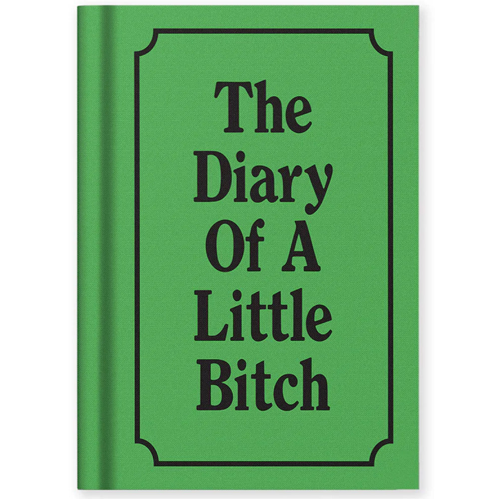 Mini A7 Fabric Hardback Notebook - The Diary Of A Little B*tch