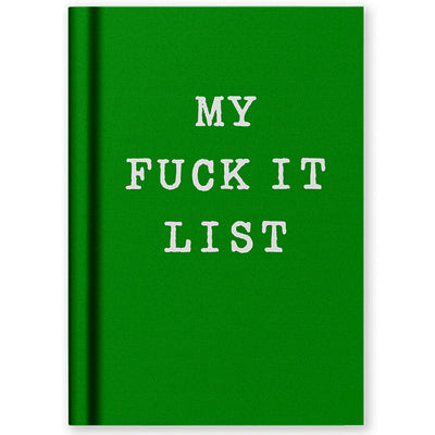 Mini A7 Fabric Hardback Notebook - My F*ck It List