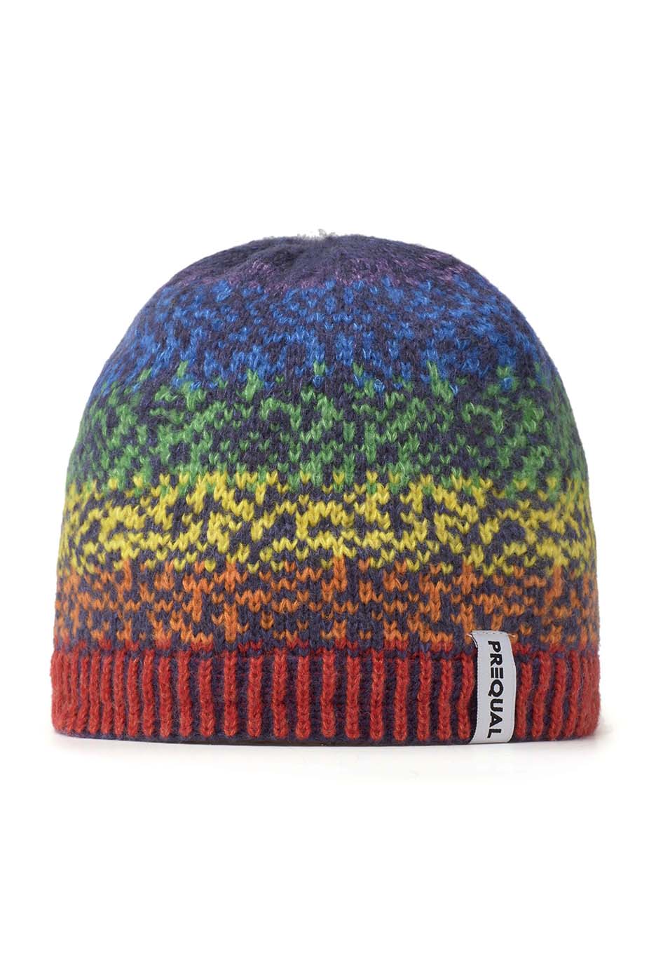 Prequal Fleece Lined Beanie Hat - Rainbow