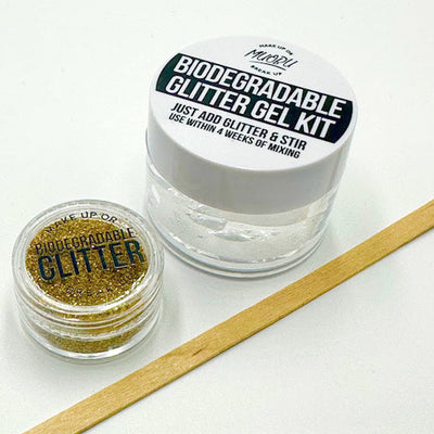 Biodegradable Glitter Gel - Holographic Gold (Fine Glitter)