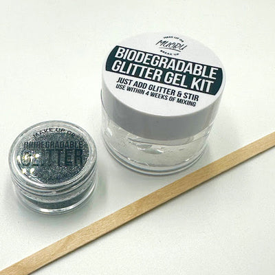 Biodegradable Glitter Gel - Holographic Graphite (Fine Glitter)