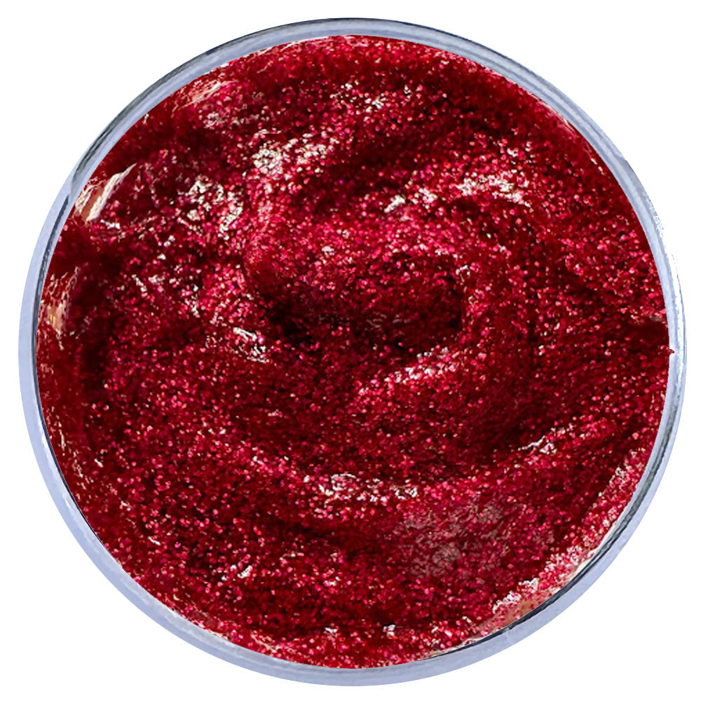 Biodegradable Glitter Gel - Holographic Red (Fine Glitter)