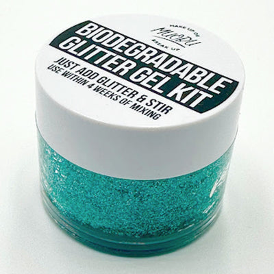 Biodegradable Glitter Gel - Holographic Turquoise (Fine Glitter)