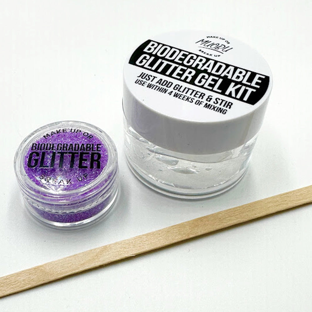 Biodegradable Glitter Gel - Iridescent Lilac (Fine Glitter)