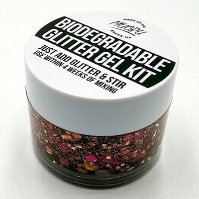 Biodegradable Glitter Gel - Metallic Champagne & Pink (Chunky Mix BioNeptune)