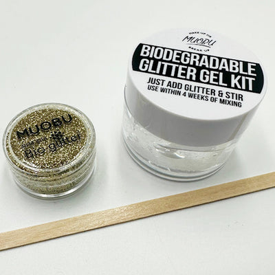 Biodegradable Glitter Gel - Metallic Champagne (Fine Glitter)