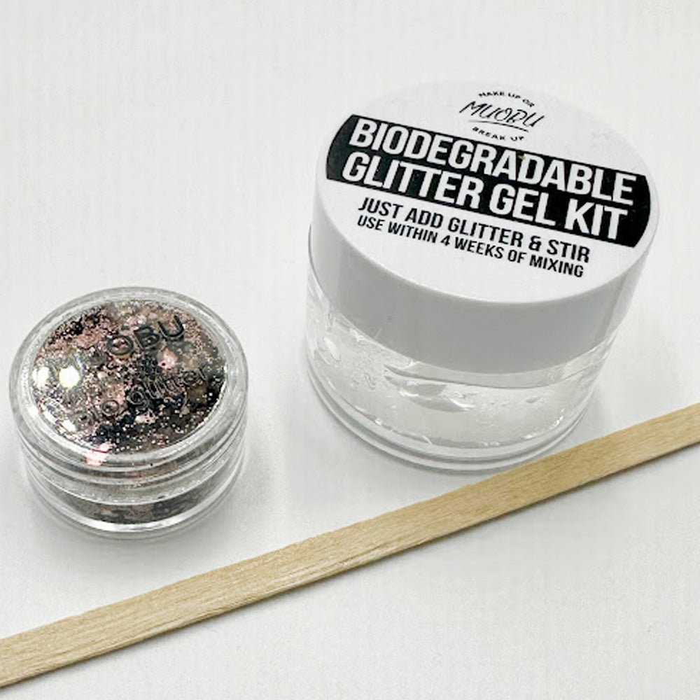 Biodegradable Glitter Gel - Metallic Dark Bronze (Chunky Mix BioBronzed)