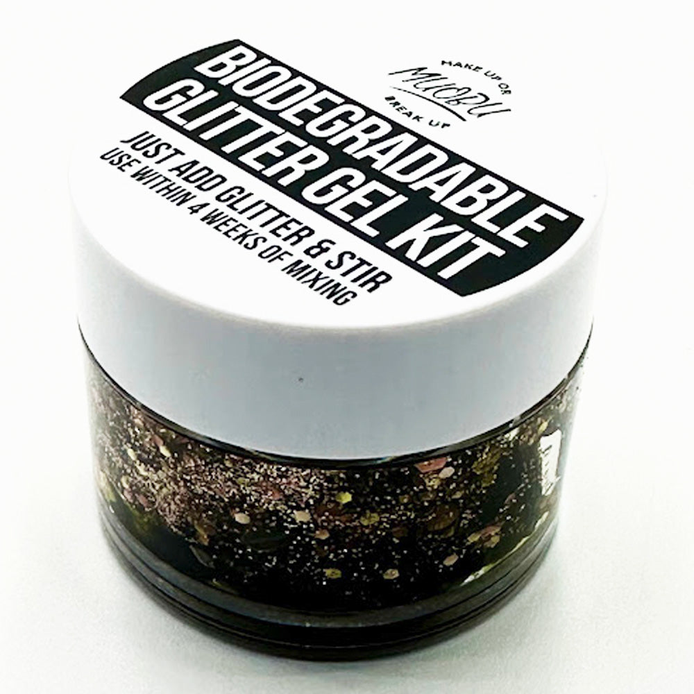 Biodegradable Glitter Gel - Metallic Dark Bronze (Chunky Mix BioBronzed)