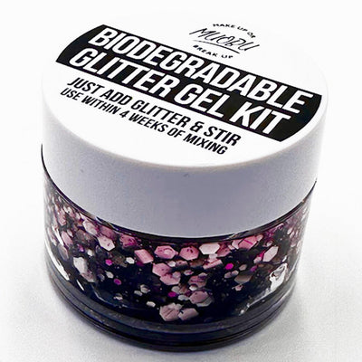 Biodegradable Glitter Gel - Metallic Lilac (Chunky Mix BioFlowerPower)