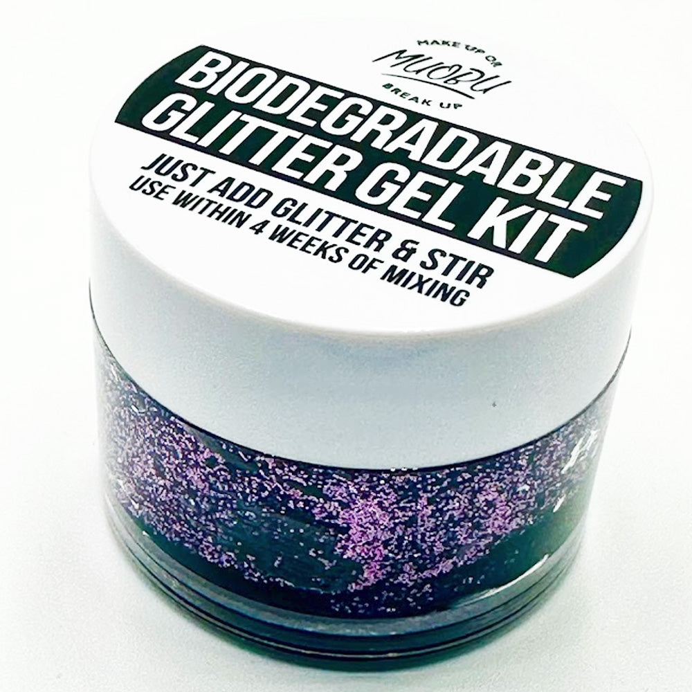 Biodegradable Glitter Gel - Metallic Lilac (Fine Glitter)