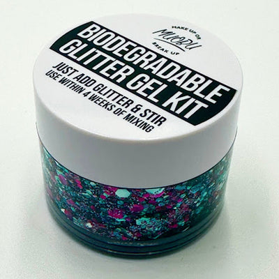 Biodegradable Glitter Gel - Metallic Blue, Turquoise & Pink (Chunky Mix BioEnchantment)