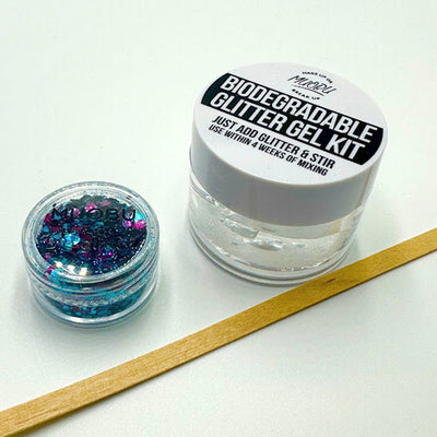 Biodegradable Glitter Gel - Metallic Red, Purple & Blue (Chunky Mix BioMercury)