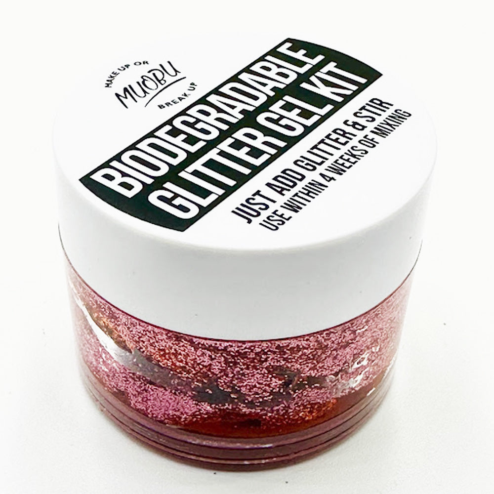 Biodegradable Glitter Gel - Metallic Pink (Fine Glitter)